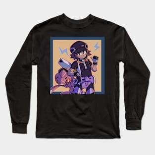 vaporwave anime aesthetic video game Long Sleeve T-Shirt